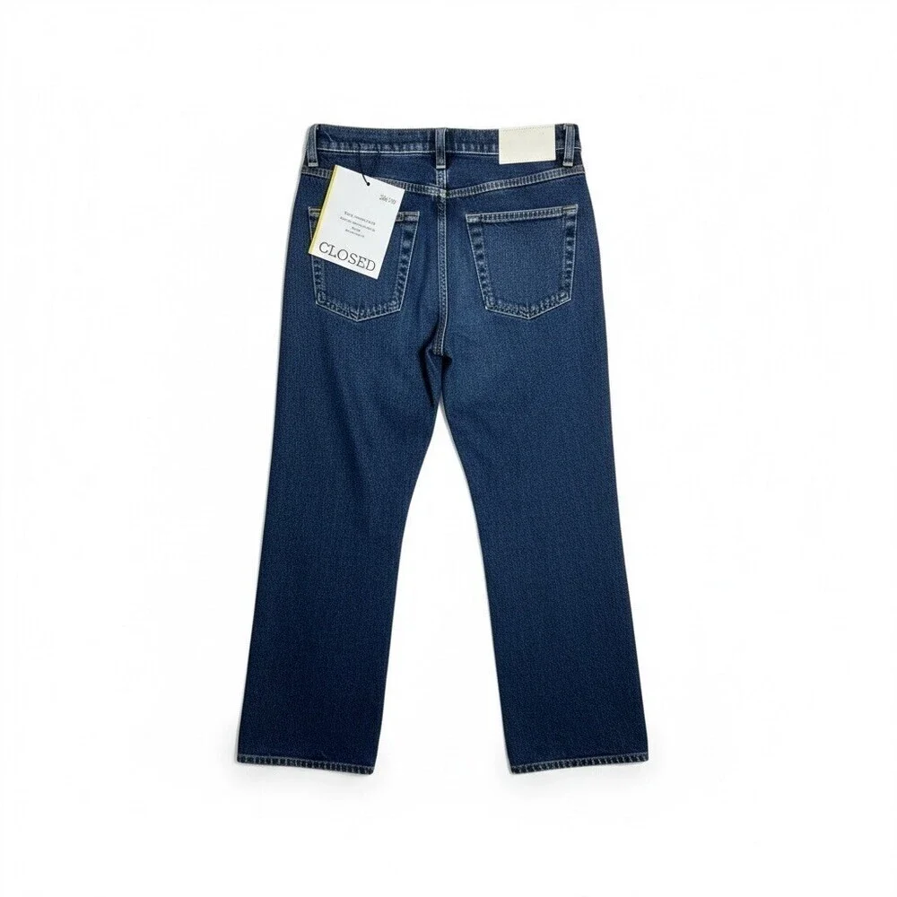 CLOSED Women Gillan Low Waist Wide leg Jeans Blue Denim NWT Size 26/30